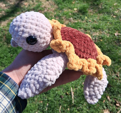 Sunflower Sea Turtle Crochet Pattern