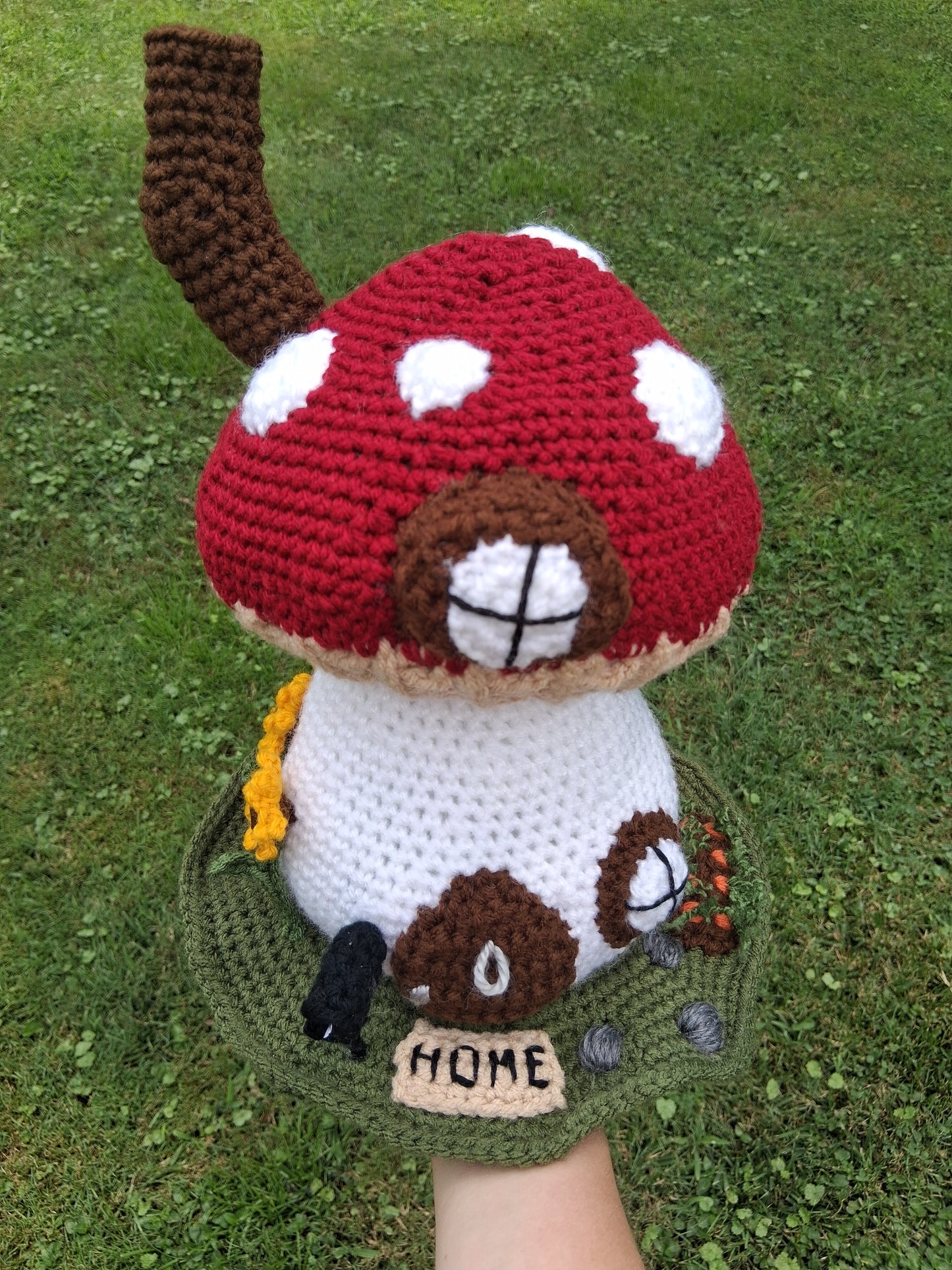 Mushroom House Crochet Pattern