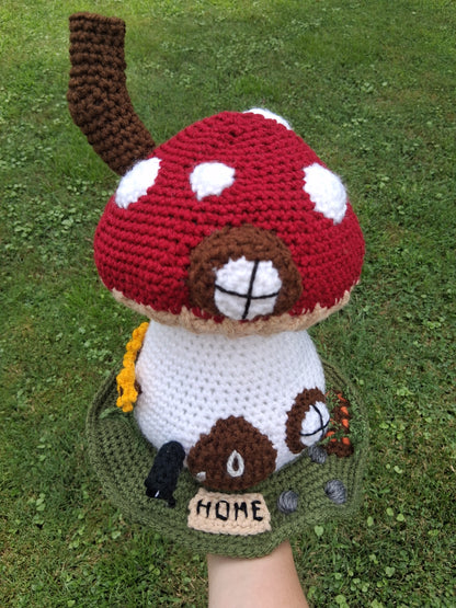 Mushroom House Crochet Pattern