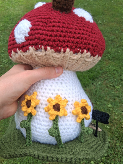 Mushroom House Crochet Pattern