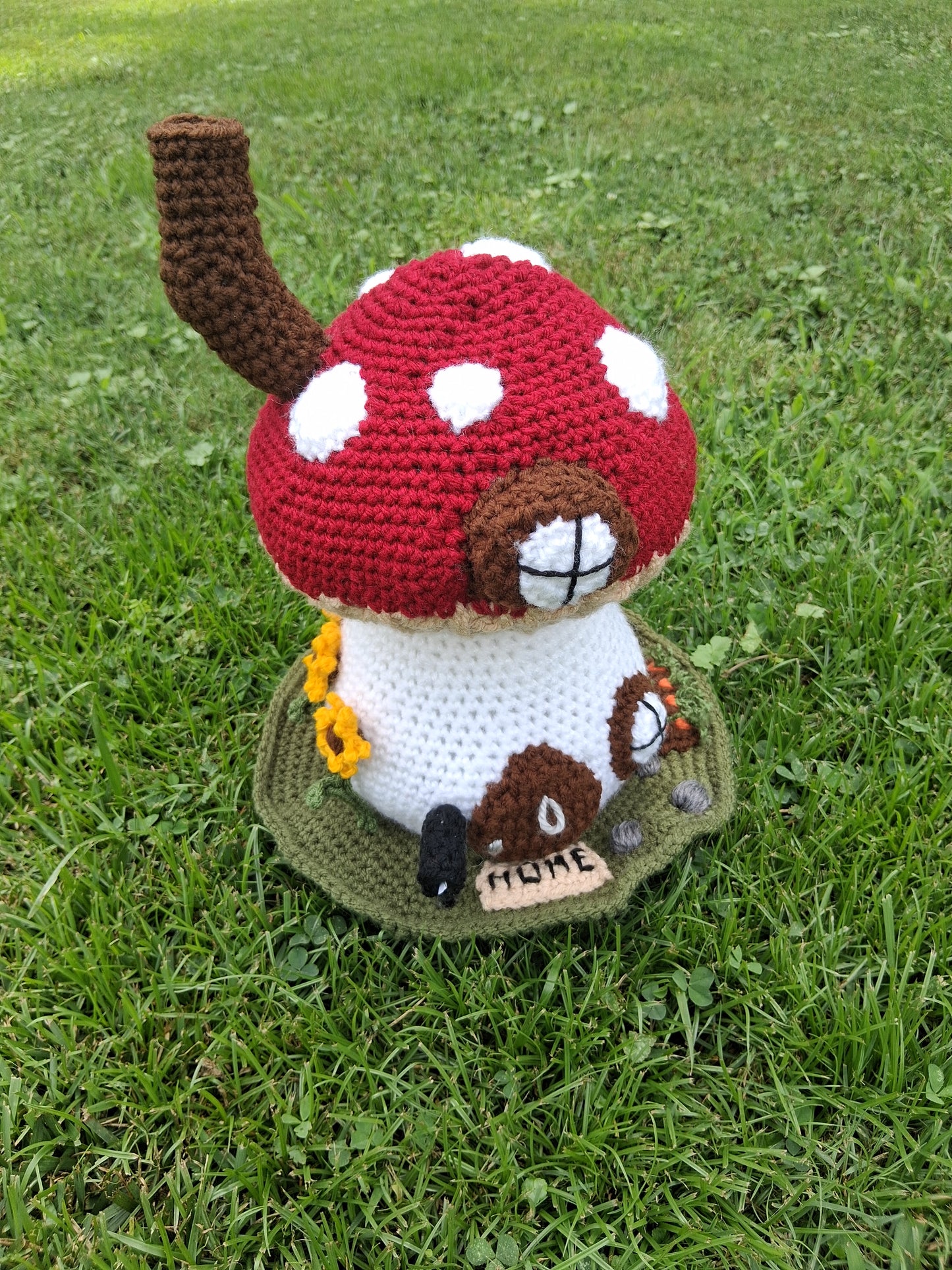 Mushroom House Crochet Pattern