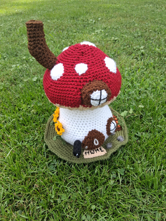 Mushroom House Crochet Pattern