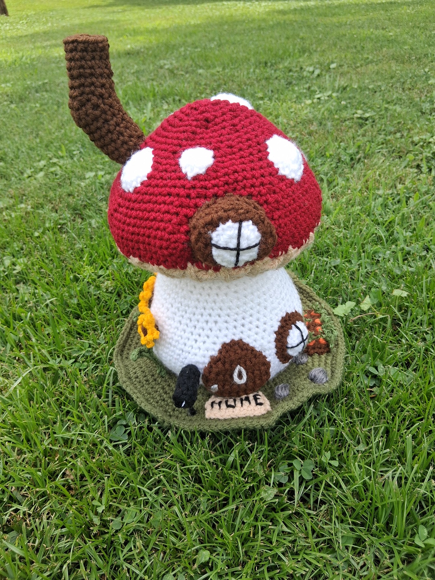 Mushroom House Crochet Pattern