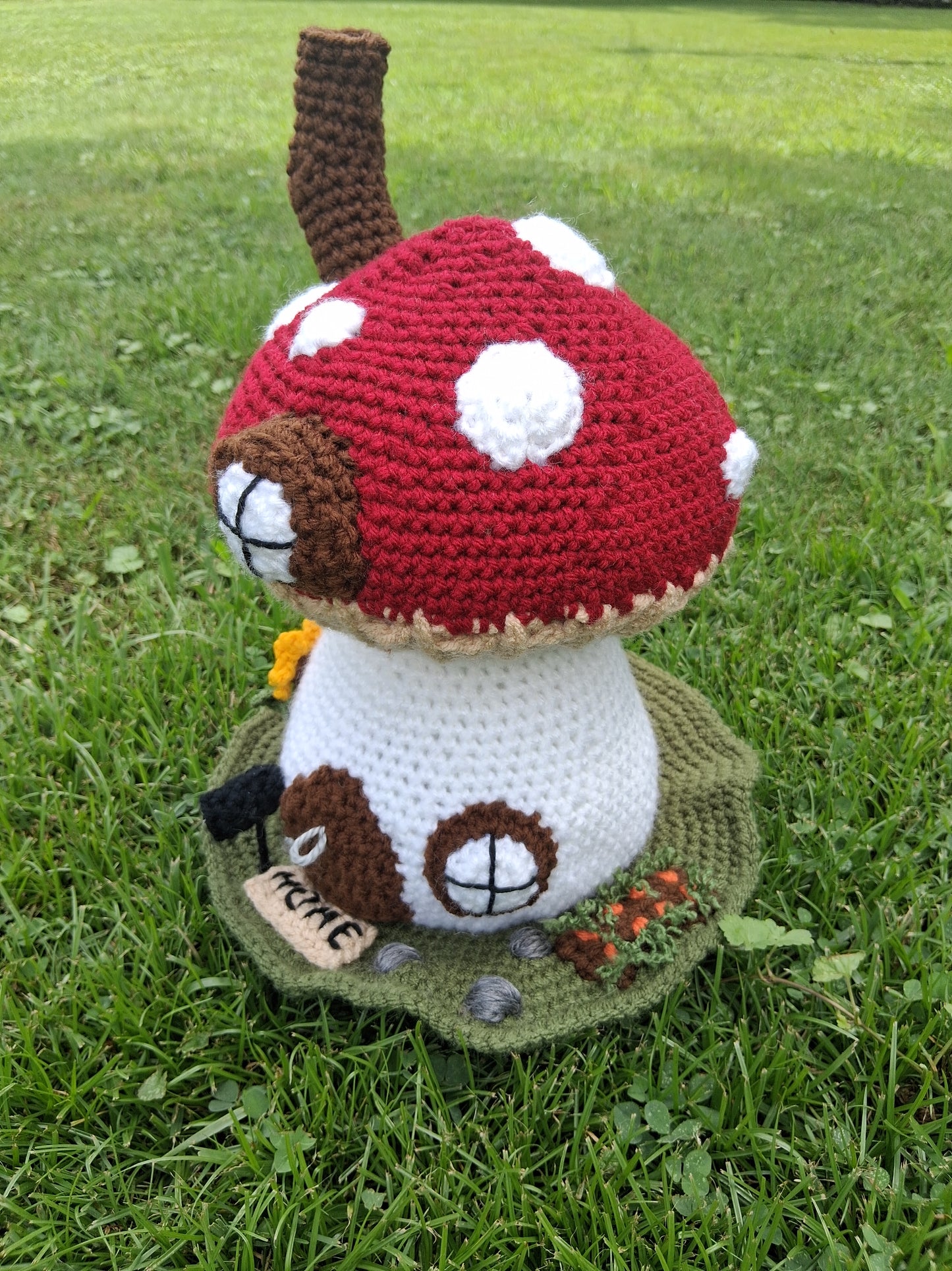 Mushroom House Crochet Pattern