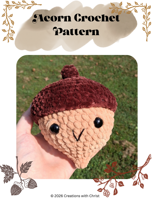 Acorn Crochet Pattern