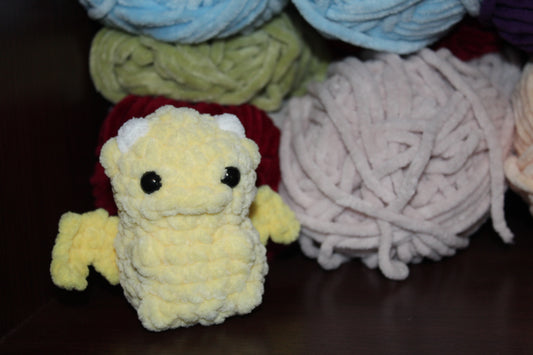 Crochet Pattern for Baby Dragon in an Egg