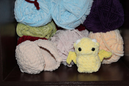 Crochet Pattern for Baby Dragon in an Egg