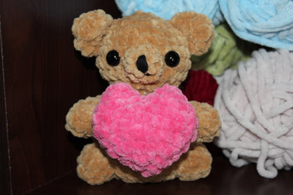 Crochet Pattern for Valentine Bear